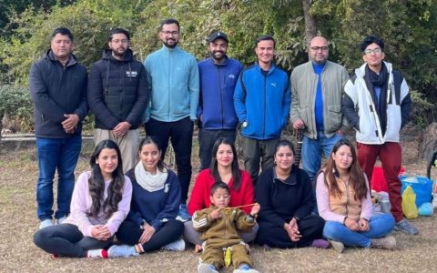 Office picnic at Godawari on 12th of January 2024